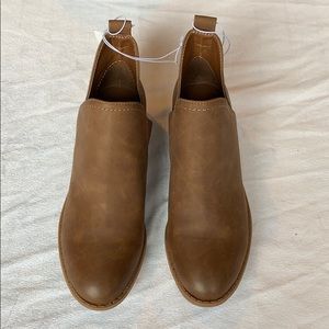 Nora Cognac Cut Out Ankle Bootie